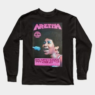 Aretha At Fillmore East Long Sleeve T-Shirt